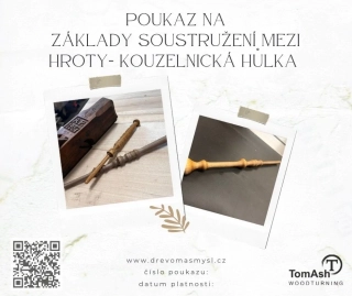 Poukaz základy soustružení mezi hroty