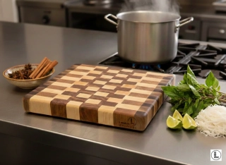 Velké krájecí prkénko z Jasanu, Dubu a Ořechu cca 40x30x4cm