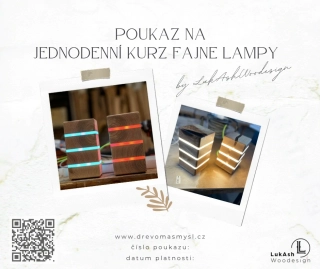 Poukaz na výrobu fajne lampy jednodenní